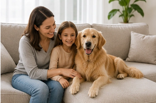 Upholstery cleaning crew working in Kingsville